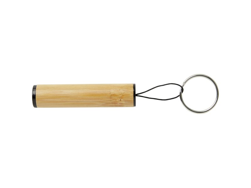 Cane Bamboe Sleutelhanger Met Lampje Giftsdirect