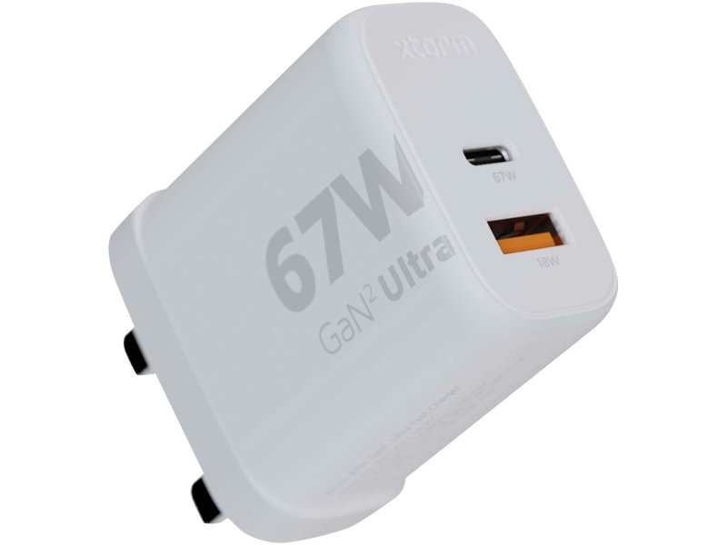 Xtorm XEC067G GaN² Ultra wandoplader 67 W met UK stekker