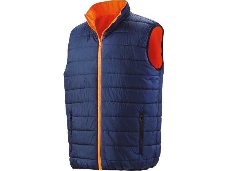 Result Reversible soft padded safety gilet