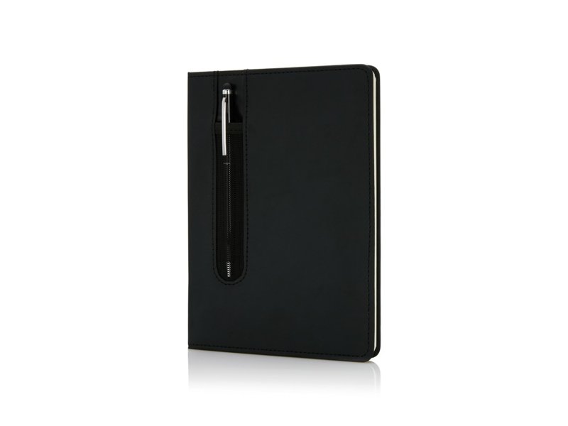 Standaard hardcover PU A5 notitieboek met stylus pen