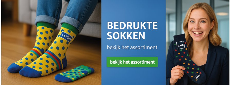 Sokken bedrukken met logo