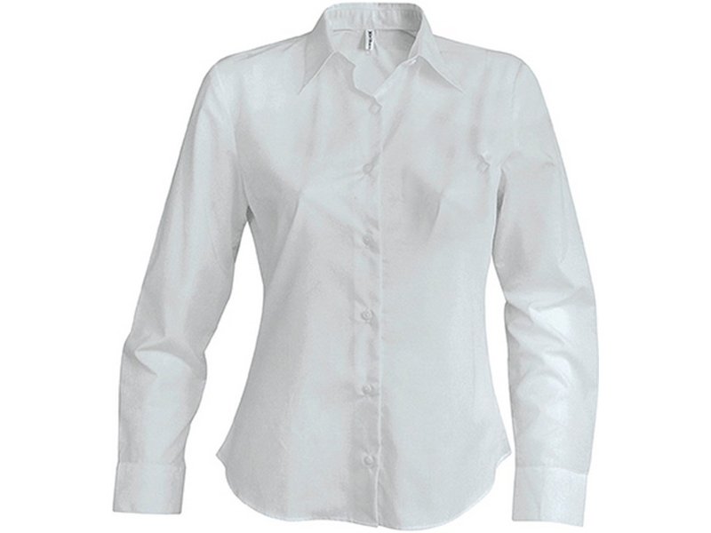 Kariban Dames non-iron blouse lange mouwen