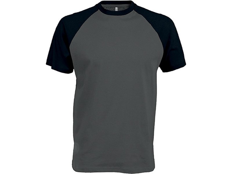 Kariban Baseball - Tweekleurig T-shirt