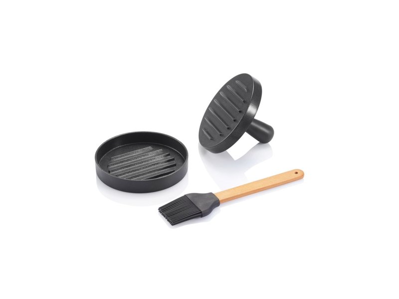 Barbecue set inclusief hamburgerpers