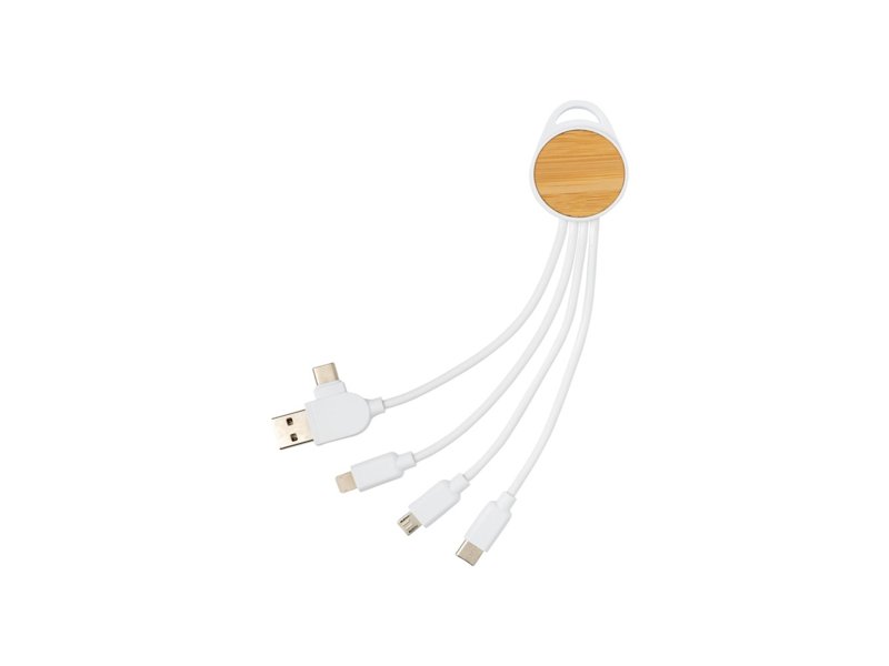 RCS gerecycled plastic Ontario 6-in-1 ronde kabel