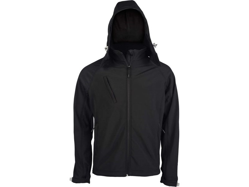 Kariban Heren Afneembare hooded softshell jas