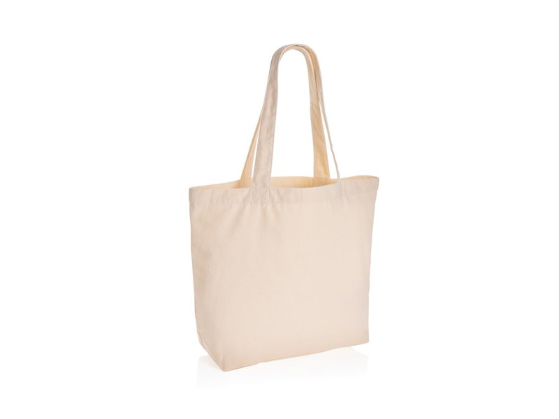 Impact Aware™ re-canvas shopper met vakje 240gsm ongeverfd