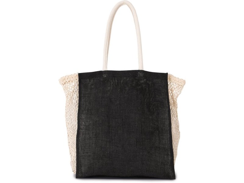 Kimood Shopper met plooi van mesh