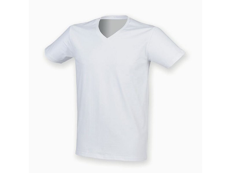 Skinni Fit Men's Stretch Feel Good V-neck T-shirt