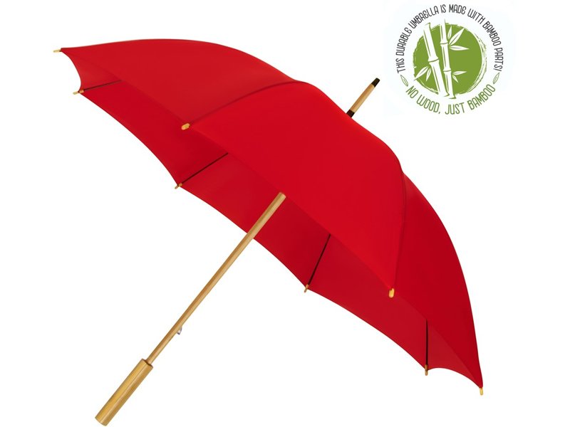 ECO by IMPLIVA, bamboe, windproof, 102 cm, rood