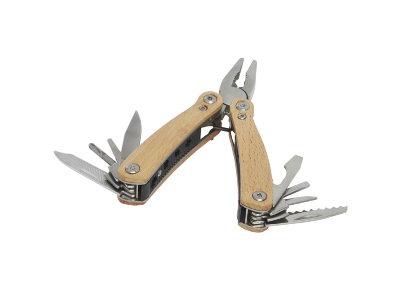 Anderson middelgrote houten multitool met 12 functies