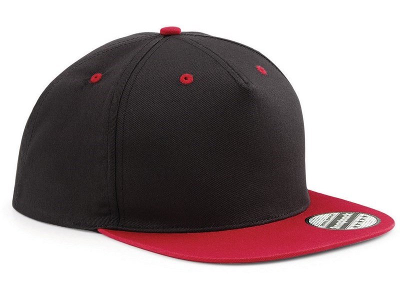 Beechfield 5 Panel Contrast Snapback Cap