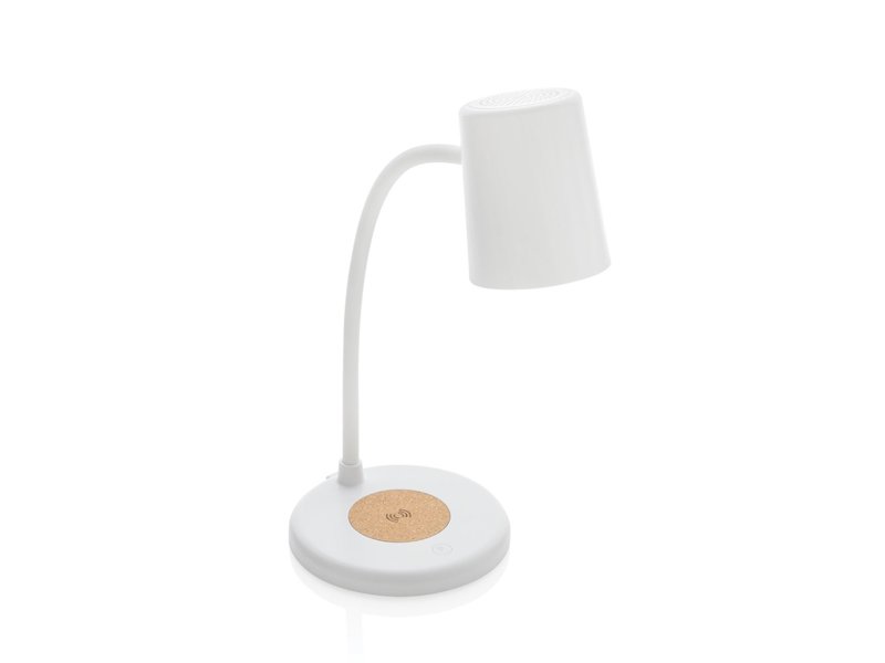 Zenara RCS 15W draadloze bureaulamp van gerecycled plastic