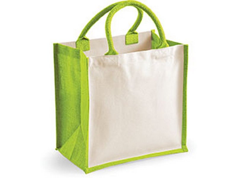 Westford Mill Printers' midi jute tote