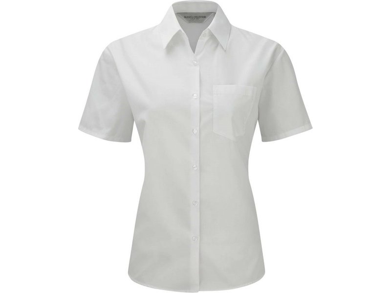 Russell Ladies' Ss Polycotton Poplin Shirt