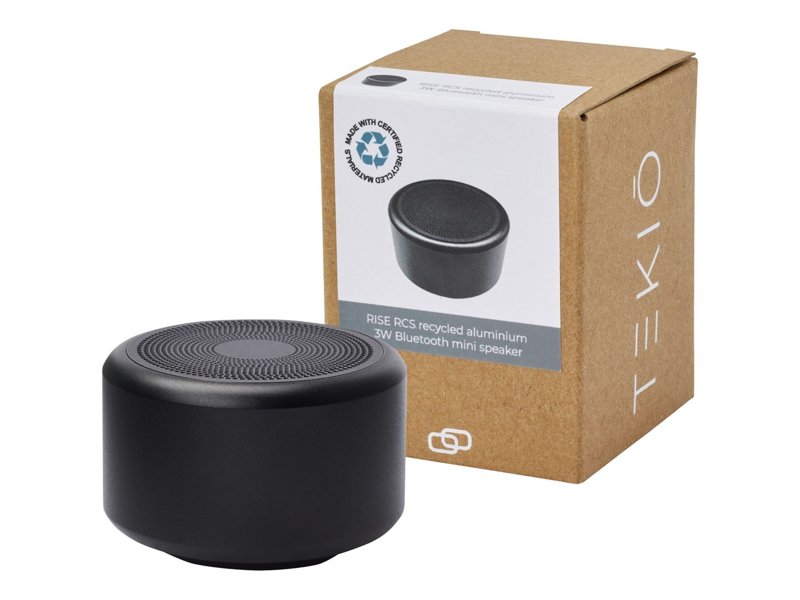 Rise Bluetooth®-minispeaker van 3 W van RCS gerecycled aluminium 