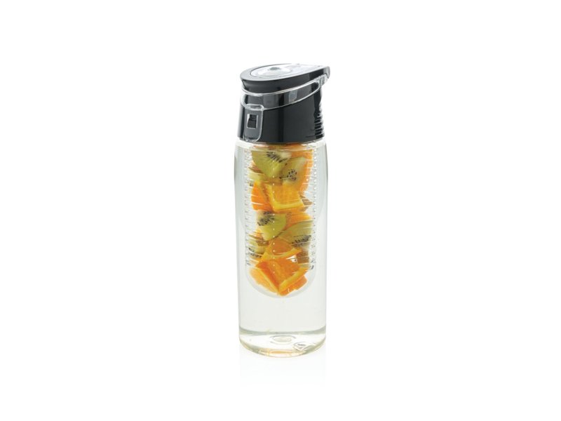 Afsluitbare waterfles met infuser