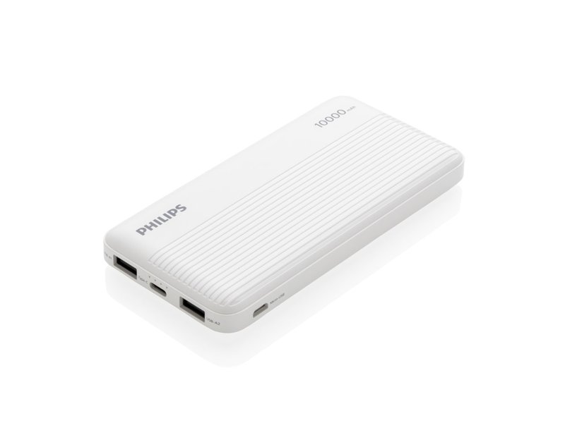 Philips 10.000 mAh platte powerbank