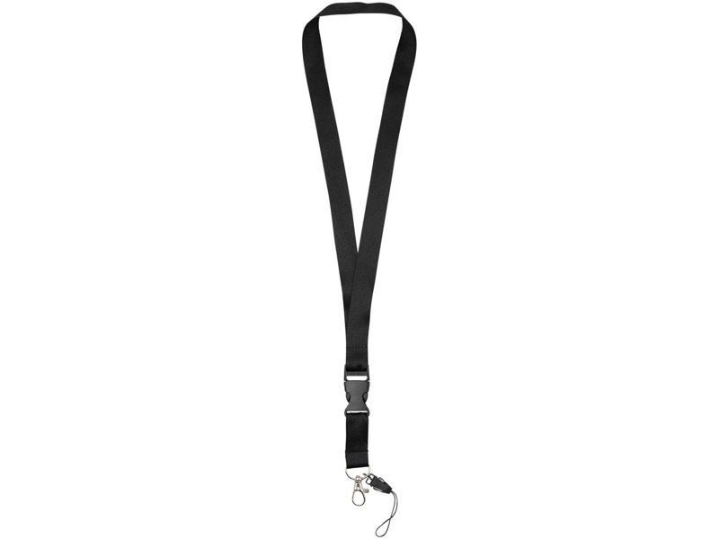 Sagan lanyard met afneembare gesp en telefoonhouder