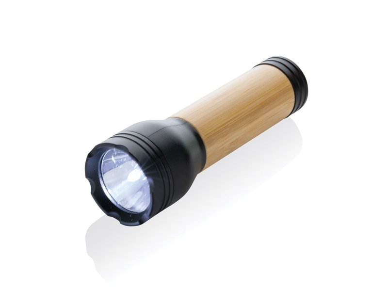 Lucid 3W RCS gerecycled plastic & bamboo zaklamp