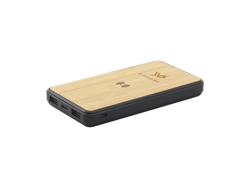 Boru Bamboo RCS Recycled ABS Powerbank Wireless Charger