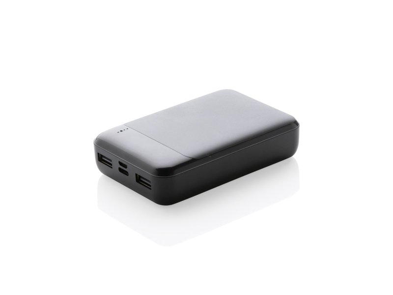 RCS standaard recycled plastic 10.000 mAh powerbank