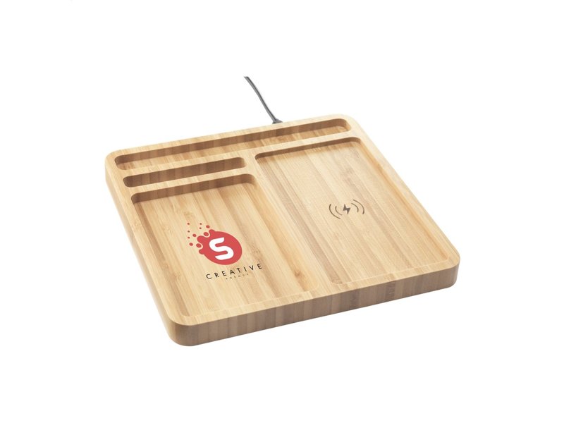 Bamboo Organizer oplader