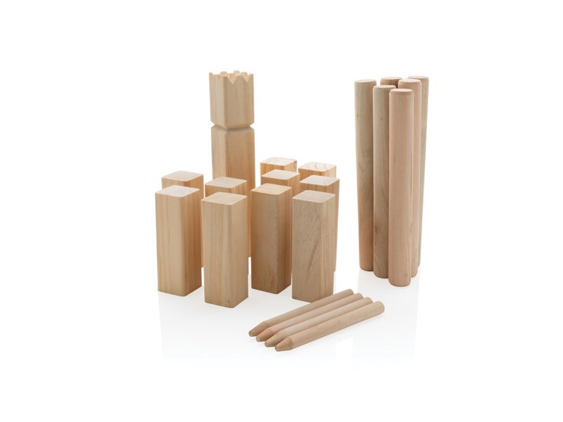 Houten kubb set