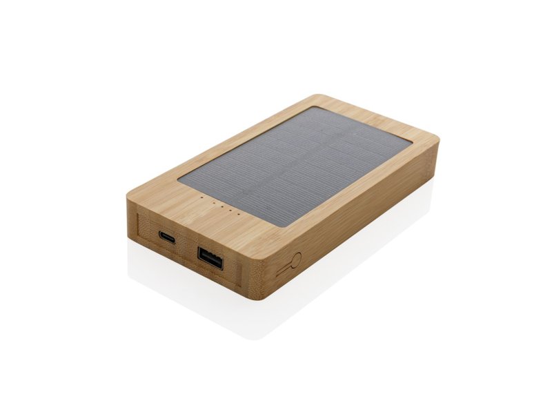 Sunwick 10.000 mAh bamboe solar powerbank