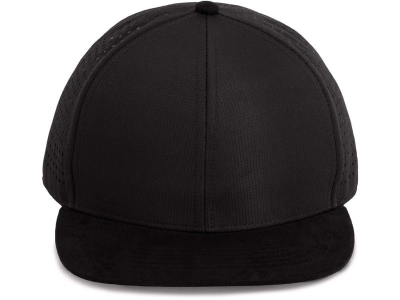 K-up Pet Snapback met microgaatjes - 6 panelen