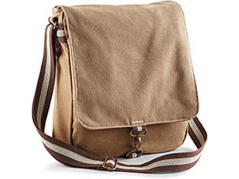 Quadra Vintage Canvas Messenger