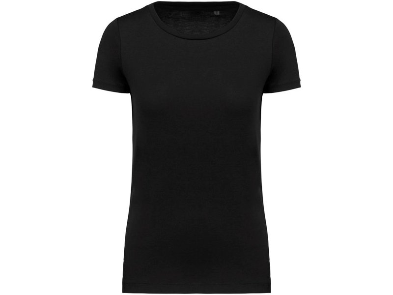 Kariban Dames-t-shirt Supima® ronde hals korte mouwen