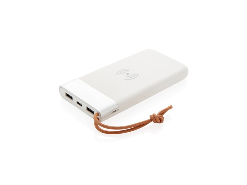 Aria 8.000 mAh powerbank met draadloos opladen