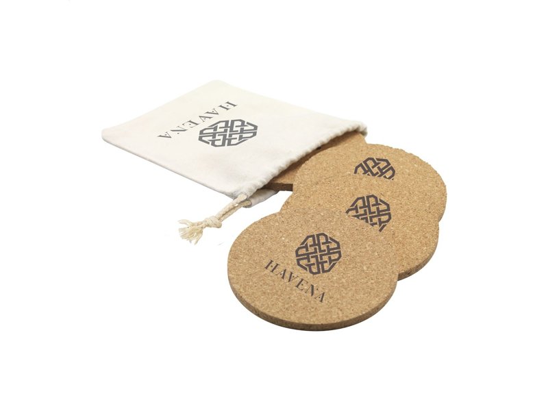 Cork Coaster Set onderzetters