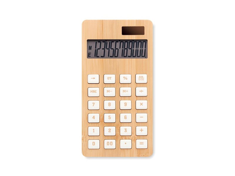 Bamboe calculator kopen? | Bedrukken mogelijk »