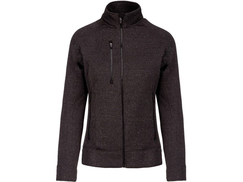 Kariban Heather damesvest met rits